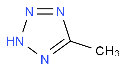 5-Methyl-1H-tetrazole_分子结构_CAS_4076-36-2)