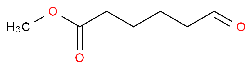 methyl 6-oxohexanoate_分子结构_CAS_6654-36-0