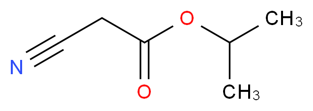 isopropyl 2-cyanoacetate_分子结构_CAS_)