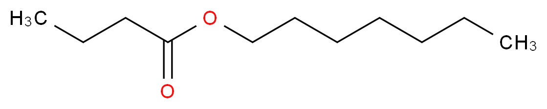 heptyl butanoate_分子结构_CAS_5870-93-9