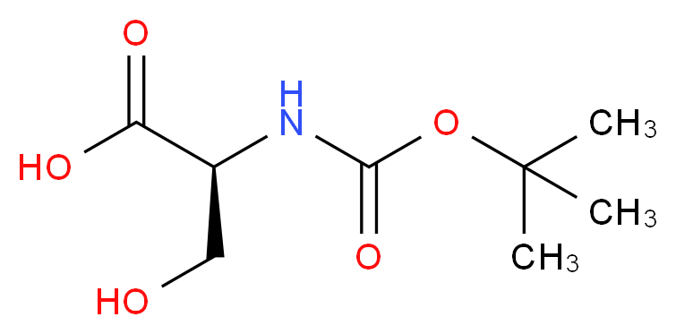 Boc-Ser-OH_分子结构_CAS_3262-72-4)