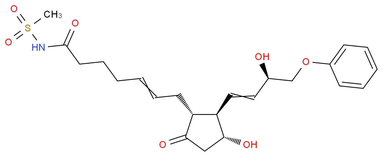 Sulprostone_分子结构_CAS_60325-46-4)
