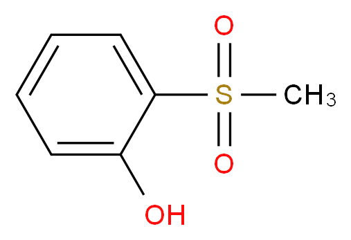 2-(Methylsulfonyl)benzenol_分子结构_CAS_27489-33-4)