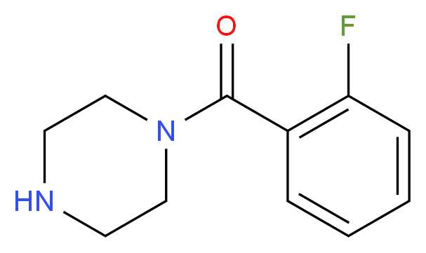 1-(2-fluorobenzoyl)piperazine_分子结构_CAS_139516-64-6)