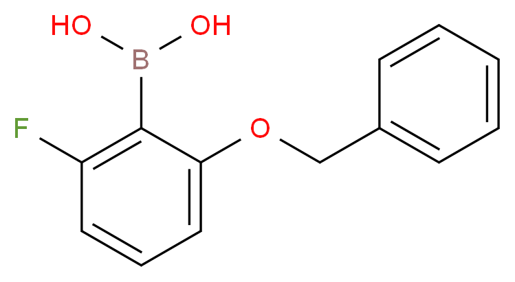 (2-(Benzyloxy)-6-fluorophenyl)boronic acid_分子结构_CAS_1217500-53-2)