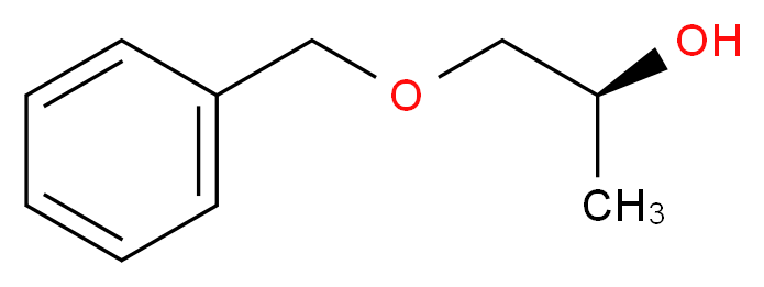 (S)-(+)-1-苄氧基-2-丙醇_分子结构_CAS_85483-97-2)