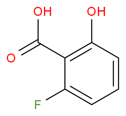2-Fluoro-6-hydroxybenzoic acid_分子结构_CAS_67531-86-6)