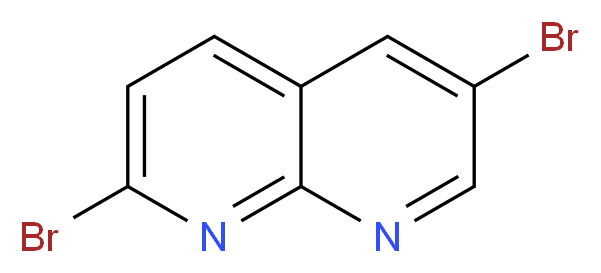 2,6-dibromo-1,8-naphthyridine_分子结构_CAS_72754-04-2)