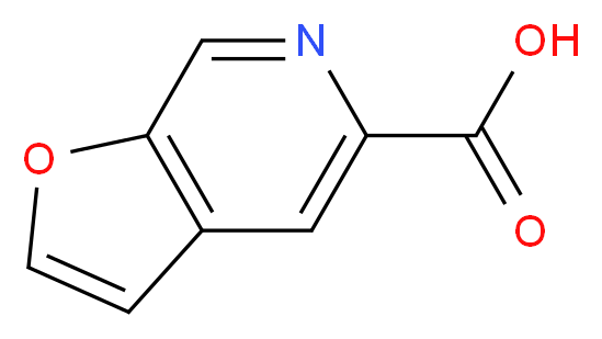 Furo[2,3-c]pyridine-5-carboxylic acid_分子结构_CAS_478148-62-8)