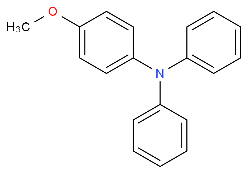 4-methoxy-N,N-diphenylaniline_分子结构_CAS_4316-51-2