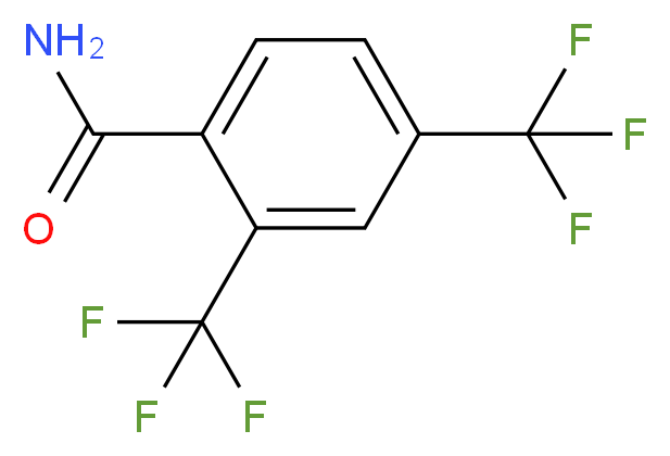 2,4-Bis(trifluoromethyl)benzamide_分子结构_CAS_53130-45-3)