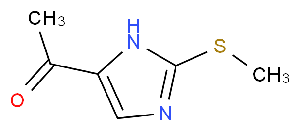 1-[2-(methylsulfanyl)-1H-imidazol-5-yl]ethan-1-one_分子结构_CAS_944898-42-4
