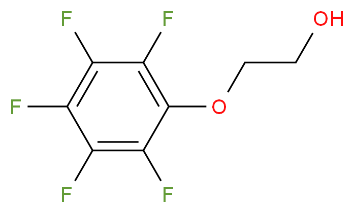 2-pentafluorophenoxyethan-1-ol_分子结构_CAS_2192-55-4