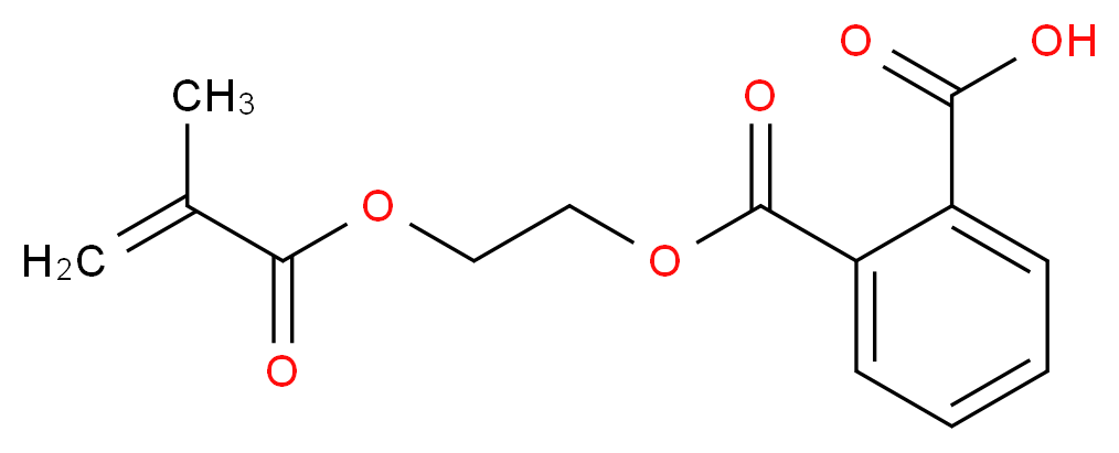 mono-2-(Methacryloyloxy)ethyl phthalate_分子结构_CAS_27697-00-3)