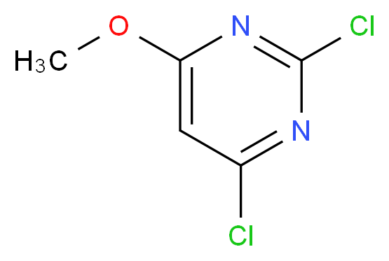 2,4-Dichloro-6-methoxypyrimidine_分子结构_CAS_43212-41-5)