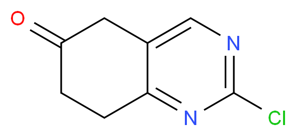 2-CHLORO-5,6,7,8-TETRAHYDROQUINAZOLIN-6-ONE_分子结构_CAS_)