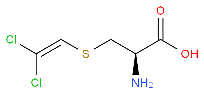 3-[(2,2-Dichlorovinyl)thio]-L-alanine_分子结构_CAS_3326-09-8)