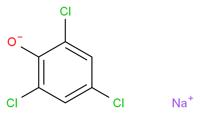 Sodium 2,4,6-trichlorophenolate_分子结构_CAS_3784-03-0)