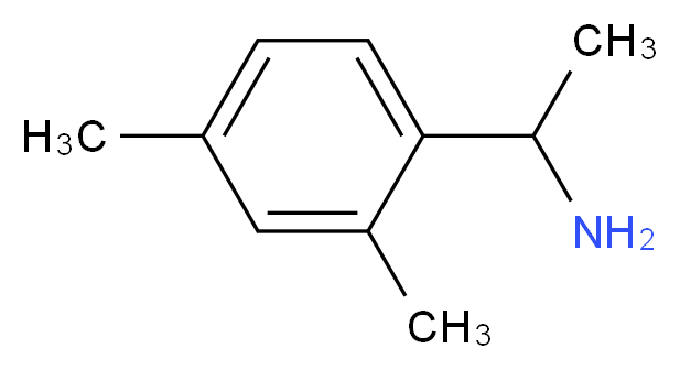 1-(2,4-dimethylphenyl)ethan-1-amine_分子结构_CAS_102877-07-6