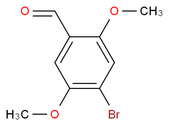 4-溴-2,5-二甲氧基苯甲醛_分子结构_CAS_31558-41-5)