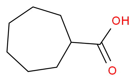 CYCLOHEPTANECARBOXYLIC ACID_分子结构_CAS_1460-16-8)