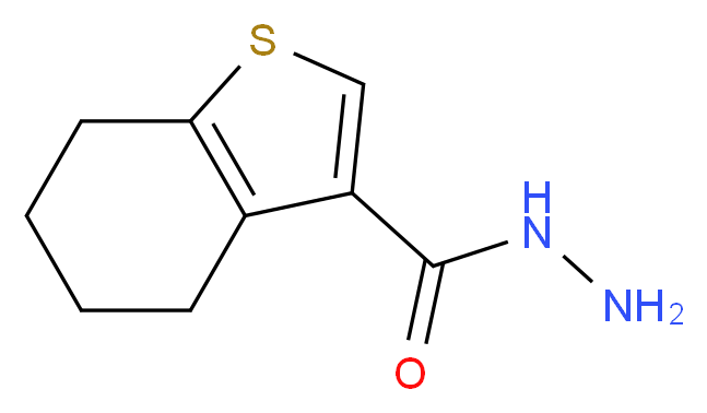 4,5,6,7-Tetrahydro-1-benzothiophene-3-carbohydrazide_分子结构_CAS_135840-47-0)