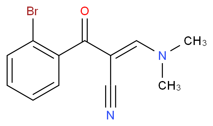 2-(2-Bromobenzoyl)-3-(dimethylamino)acrylonitrile_分子结构_CAS_)