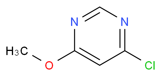 4-Chloro-6-methoxypyrimidine_分子结构_CAS_26452-81-3)