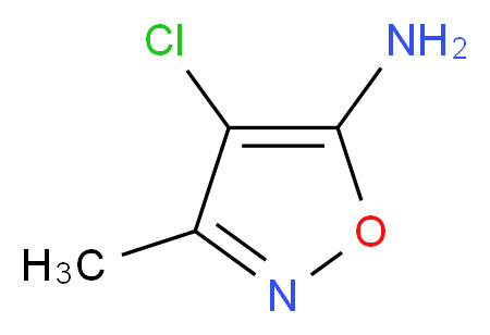 5-Amino-4-chloro-3-methylisoxazole_分子结构_CAS_)