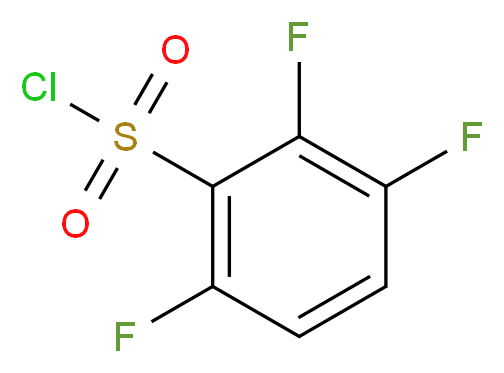 2,3,6-Trifluorobenzenesulfonyl chloride_分子结构_CAS_1017779-75-7)