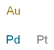 金铂钯合金粉末, APS <5 微米_分子结构_CAS_)