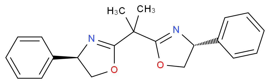 2-[1-methyl-1-(4-phenyl-4,5-dihydro-1,3-oxazol-2-yl)ethyl]-4-phenyl-4,5-dihydro-1,3-oxazole_分子结构_CAS_)