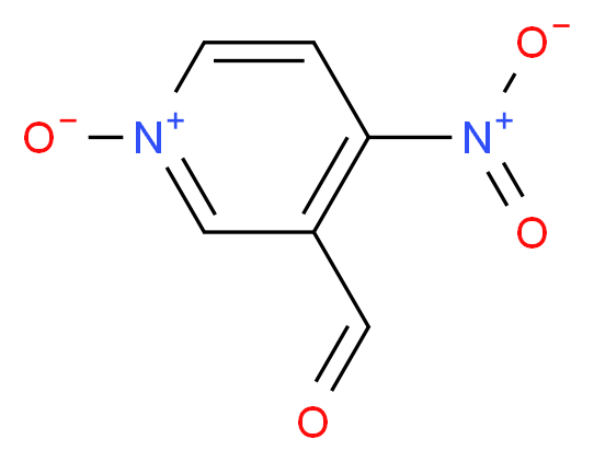 3-formyl-4-nitropyridin-1-ium-1-olate_分子结构_CAS_266353-32-6