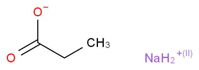 Sodium propanoate 99%_分子结构_CAS_137-40-6)