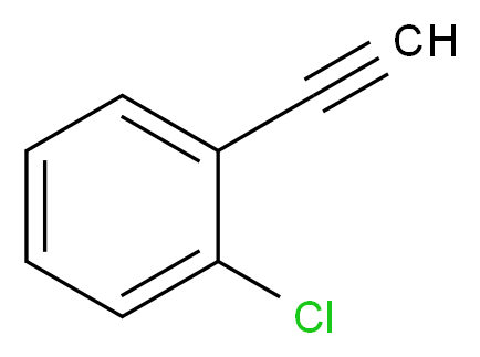 1-氯-2-乙炔基苯_分子结构_CAS_873-31-4)