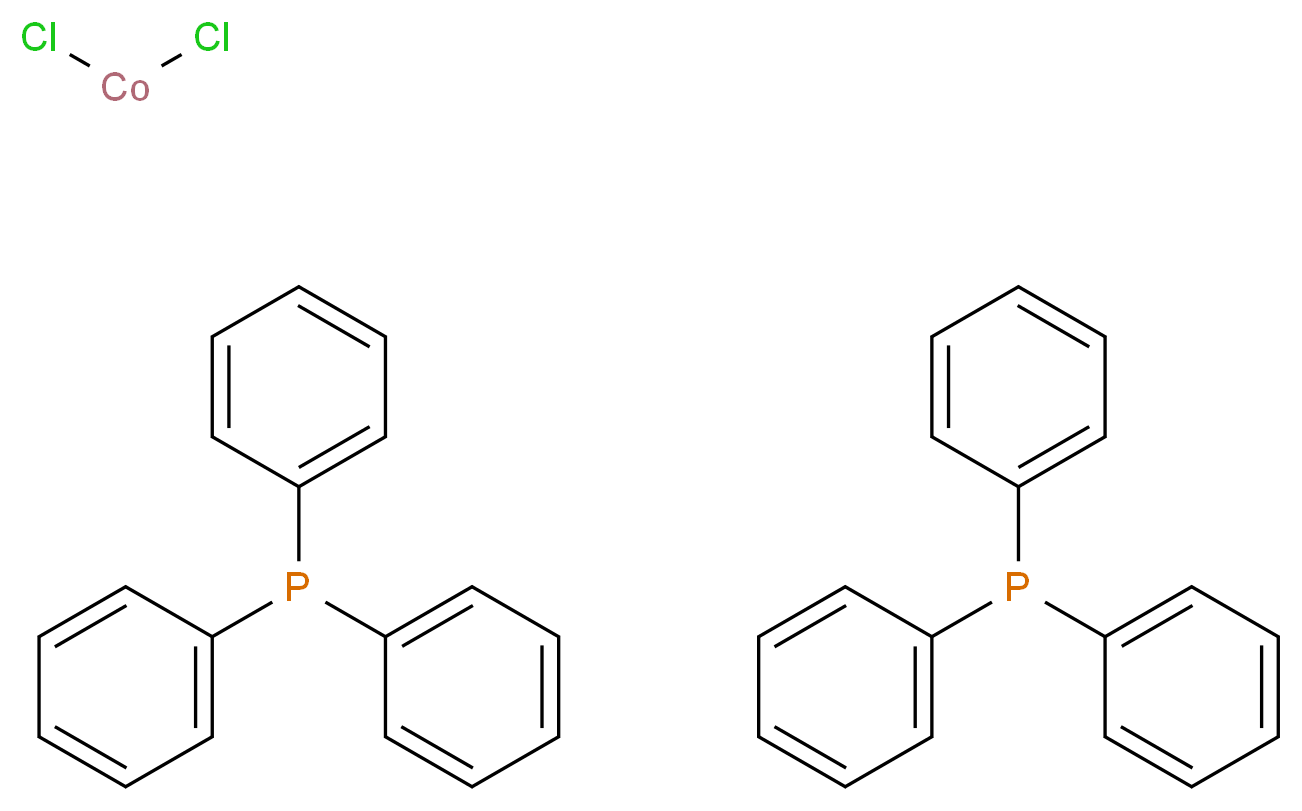 双(三苯基膦)氯化钴_分子结构_CAS_14126-40-0)