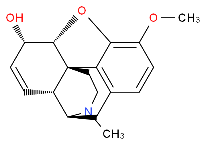 CAS_76-57-3 molecular structure
