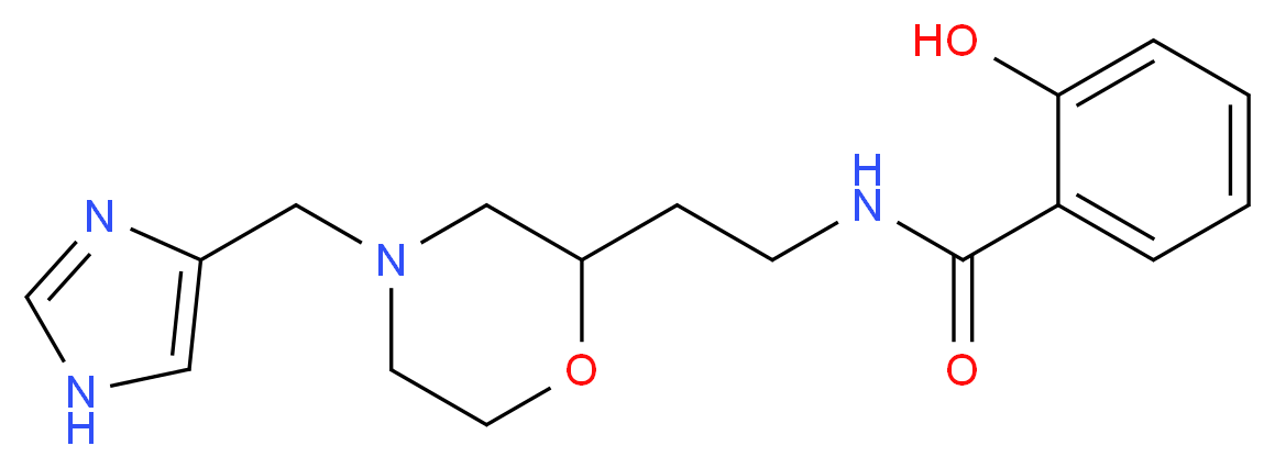 2-hydroxy-N-{2-[4-(1H-imidazol-4-ylmethyl)morpholin-2-yl]ethyl}benzamide_分子结构_CAS_)