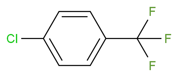 对氯三氟甲苯_分子结构_CAS_98-56-6)