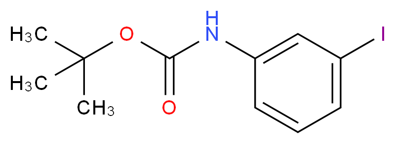 N-(3-Iodophenyl)-1,1-dimethylethyl Ester Carbamic Acid_分子结构_CAS_143390-49-2)