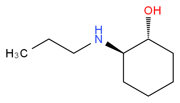 trans-2-(propylamino)cyclohexanol_分子结构_CAS_60093-74-5)