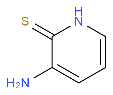 3-Aminopyridine-2(1H)-thione_分子结构_CAS_38240-21-0)