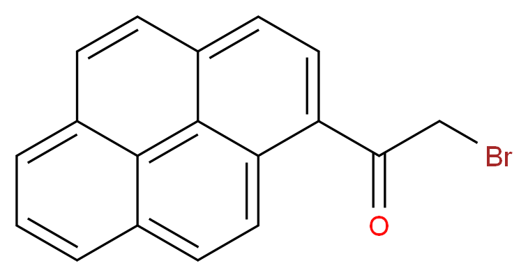 2-bromo-1-(pyren-1-yl)ethan-1-one_分子结构_CAS_80480-15-5