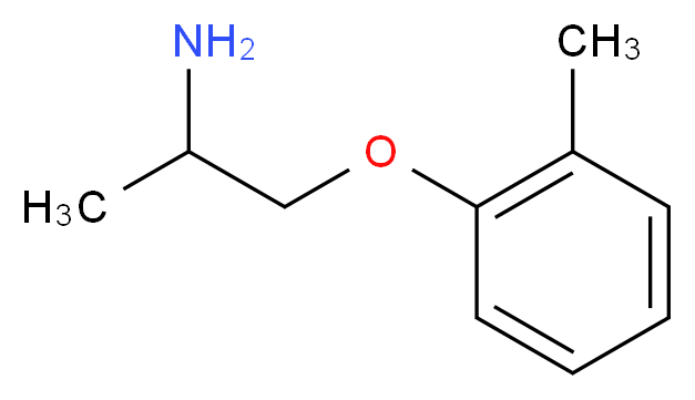 1-(2-aminopropoxy)-2-methylbenzene_分子结构_CAS_)