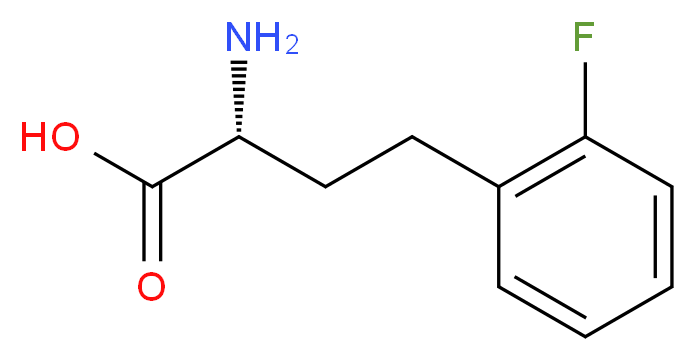 (R)-2-AMINO-4-(2-FLUORO-PHENYL)-BUTYRIC ACID_分子结构_CAS_)
