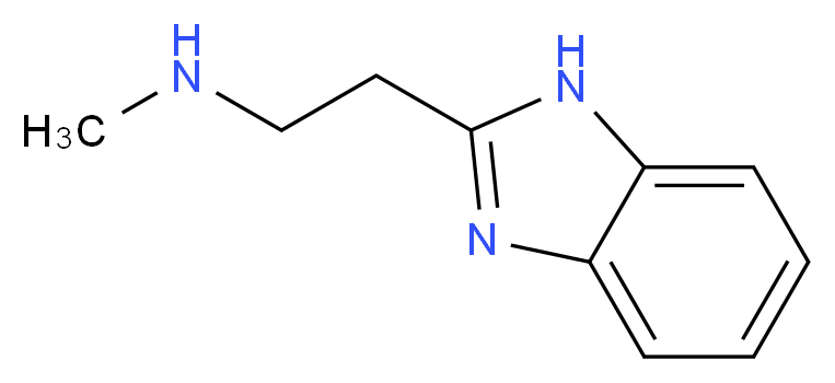 [2-(1H-1,3-benzodiazol-2-yl)ethyl](methyl)amine_分子结构_CAS_99206-38-9