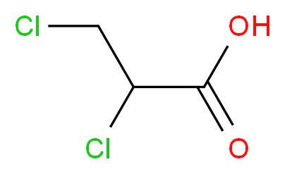 2,3-二氯丙酸_分子结构_CAS_565-64-0)