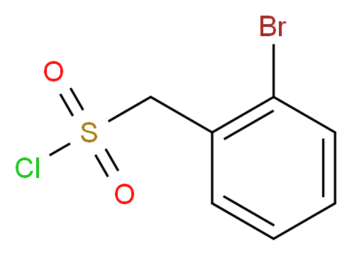 (2-bromophenyl)methanesulfonyl chloride_分子结构_CAS_)