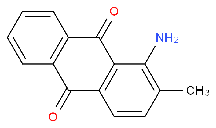 1-amino-2-methylanthracene-9,10-dione_分子结构_CAS_)