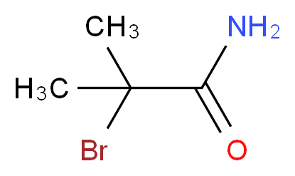 2-Bromo-2-methylpropanamide_分子结构_CAS_7462-74-0)